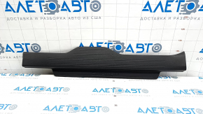 Door sill trim front right Subaru Legacy 15-19 black, worn