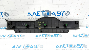 Door sill trim front right Subaru Legacy 15-19 black, worn