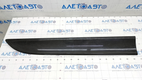 Door trim lower front right Porsche Macan 15-18 glossy carbon, scratch