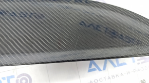 Door trim lower front right Porsche Macan 15-18 glossy carbon, scratch
