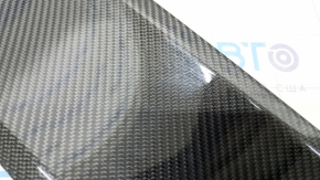 Door trim lower rear right Porsche Macan 15-18 glossy carbon, scratch