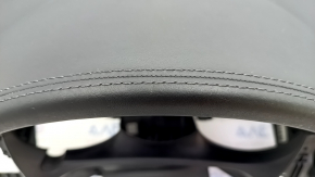 Torpedo front panel with AIRBAG Porsche Macan 15-18 leather black, scratches