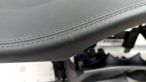 Torpedo front panel with AIRBAG Porsche Macan 15-18 leather black, scratches