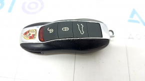 Key Porsche Macan 15-18 4 buttons, scratches, peeling chrome