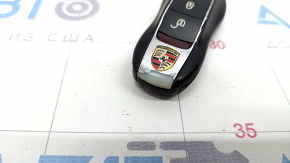 Key Porsche Macan 15-18 4 buttons, scratches, peeling chrome