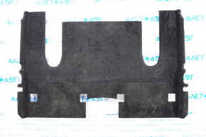 Tesla Model X 2nd Row Seat Floor Covering 16-21 2 pieces for 6 seats black, fasteners are peeled off