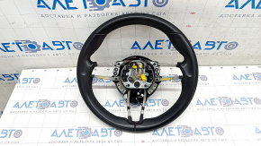 Naked steering wheel Porsche Macan 15-18 leather black with heating, scratches