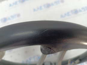 Naked steering wheel Porsche Macan 15-18 leather black with heating, scratches