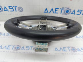 Naked steering wheel Porsche Macan 15-18 leather black with heating, scratches