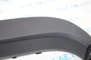 Front pillar trim left lower Tesla Model X 16-21 black, broken fastener, cracked, scratches