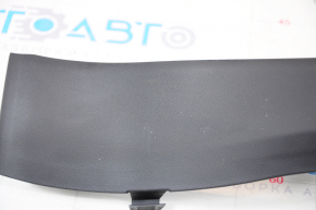 Front pillar trim left lower Tesla Model X 16-21 black, broken fastener, cracked, scratches