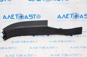 Front pillar trim right lower Tesla Model X 16-21 black, broken fastener, scratches