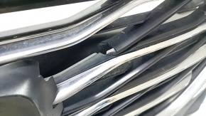 Front bumper assembly Chevrolet Malibu 19 - without parking sensors, black, sand, no grille fragment, worn