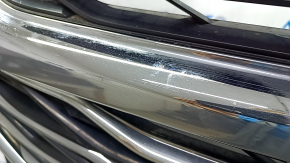 Front bumper assembly Chevrolet Malibu 19 - without parking sensors, black, sand, no grille fragment, worn