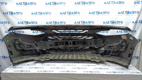 Front bumper assembly Chevrolet Malibu 19 - without parking sensors, black, sand, no grille fragment, worn