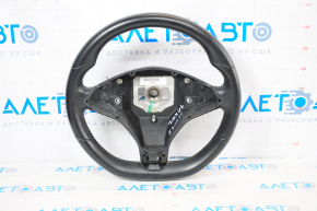 Steering wheel naked Tesla Model X 16-21 leather black type 1 scratches