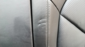 Rear row of seats 2nd row Porsche Macan 15-18 leather black, scratches, dents