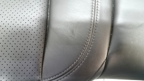 Rear row of seats 2nd row Porsche Macan 15-18 leather black, scratches, dents