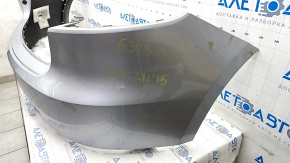 Rear bare bumper Porsche Macan 15-18 without parking sensors and camera, silver M7U, broken mount