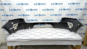Rear bare bumper Porsche Macan 15-18 without parking sensors and camera, silver M7U, broken mount