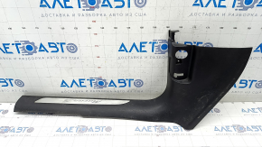 Door sill trim front left Porsche Macan 15-18 black with chrome insert Macan S, scratches