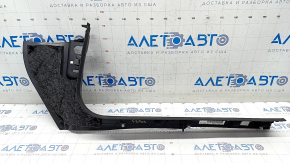 Door sill trim front left Porsche Macan 15-18 black with chrome insert Macan S, scratches