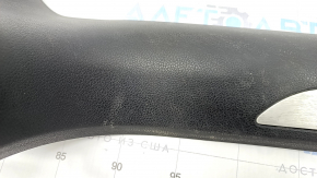 Door sill trim front left Porsche Macan 15-18 black with chrome insert Macan S, scratches