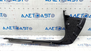 Door sill trim front right Porsche Macan 15-18 black with chrome insert Macan S, scratches