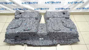Floor covering rear Chevrolet Malibu 16-22 gray, for dry cleaning