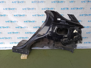 Quarter wing rear left Chevrolet Equinox 18- black, pokes, painted