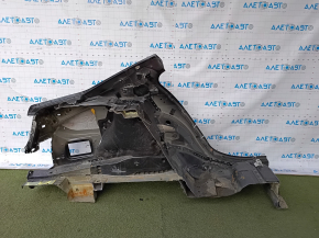 Quarter wing rear left BMW 7 G12 16-22 black, bump on the threshold
