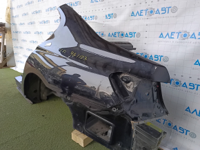 Quarter wing rear left BMW 7 G12 16-22 black, bump on the threshold