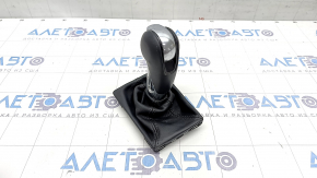 Gear knob Porsche Macan 15-18 leather black, butt