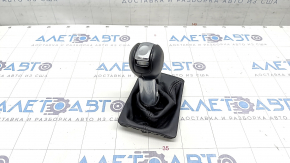Gear knob Porsche Macan 15-18 leather black, butt