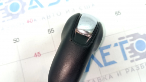 Gear knob Porsche Macan 15-18 leather black, butt
