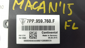 Driver's seat control unit Porsche Macan 15-