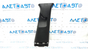 Center pillar trim upper belt right Chevrolet Malibu 16- black, scratches