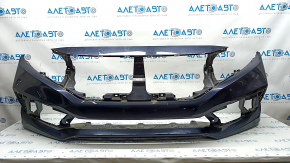 Front bumper bare Honda Civic X FC 19-21 blue B-607M, worn