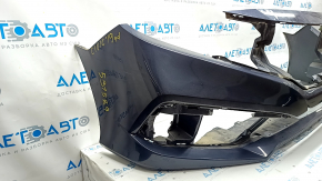 Front bumper bare Honda Civic X FC 19-21 blue B-607M, worn