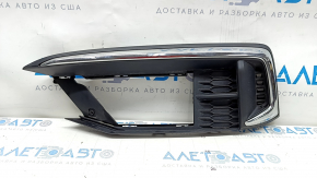 Bumper grille left Honda Civic X FC 19-21 for radar, without fog lights