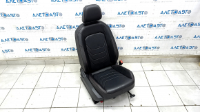 Passenger seat VW Jetta 19- with airbag, GLI black leather, red stitching, with ventilation, with heating, mechanical, for cleaning