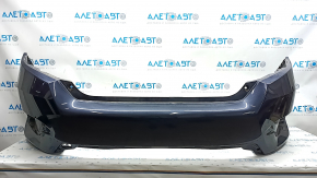 Rear bumper bare Honda Civic X FC 16-21 4d blue B-607M