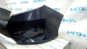 Rear bumper bare Honda Civic X FC 16-21 4d blue B-607M