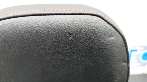 Rear row of seats 2nd row VW Jetta 19- GLI black leather, red stitching, torn, needs cleaning