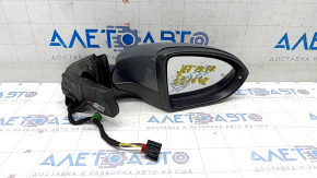 Side mirror right VW Jetta 19- 10+2 pins, BSM, heated, turn signal, gray LH7J