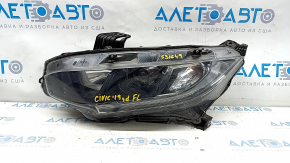 Headlight front left bare Honda Civic X FC 19-21 halogen