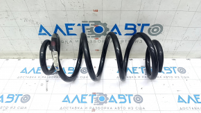 Front right spring Porsche Macan 15-18 stiffness silver, dark red