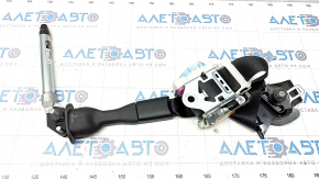 Driver's seat belt with tensioner for Chevrolet Malibu 16-19 black