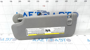 Right visor Chevrolet Malibu 16 - gray with backlight, without hook, for dry cleaning