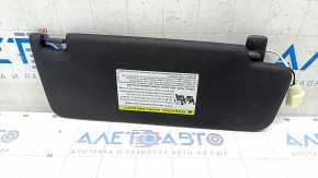 Left sun visor for VW Jetta 19-24, black, without hook